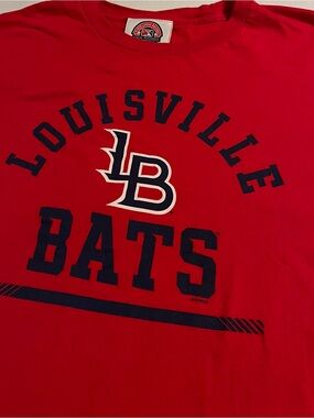 NEW Louisville Bats MiLB Minor League Baseball T-Shirt LARGE Cincinnati Reds